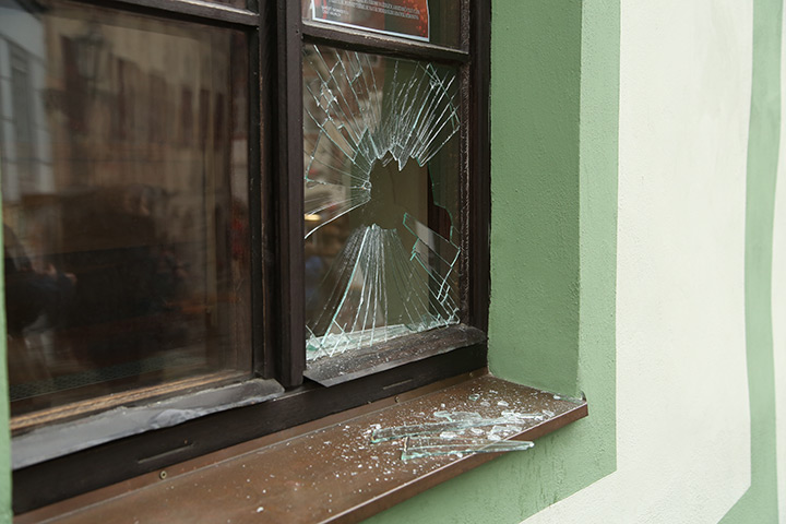 A2B Glass are able to board up broken windows while they are being repaired in Maghull.